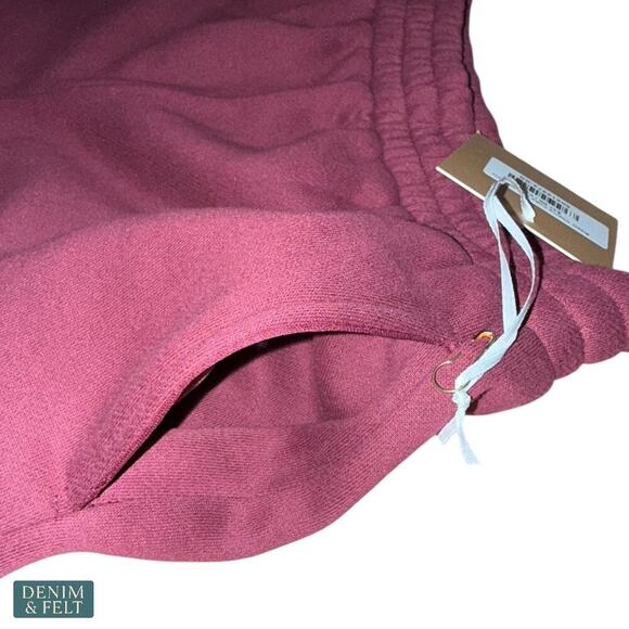 Bailey Rose Basic Cherry Coke Sweatshorts XS High Waist Casual Lounge Shorts NEW - Picture 3 of 7